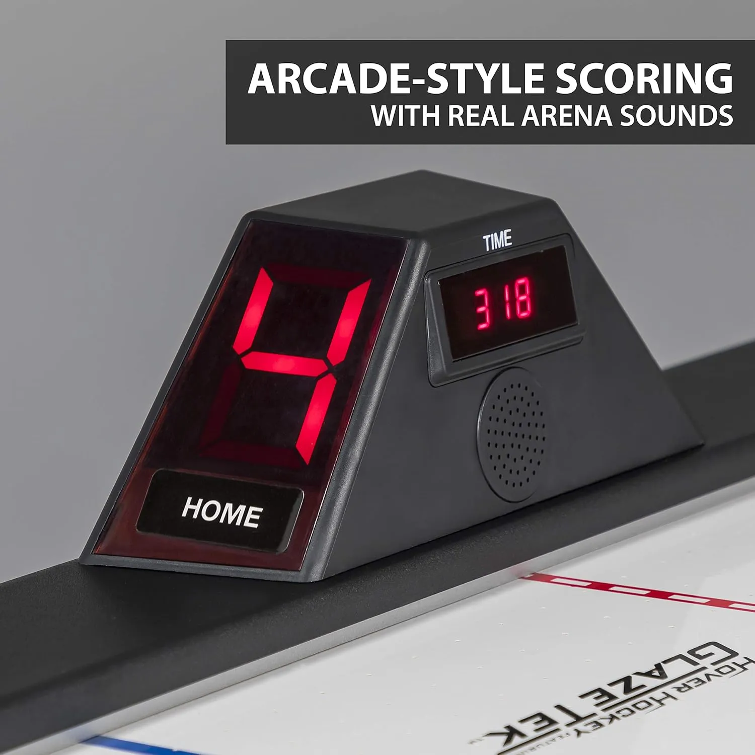 NHL 84" Air Hockey Tables - New York Rangers, Boston Bruins, Detroit Red Wings - Wrap-Around Goal; LED Scoring; 4 Pucks & Pushers
