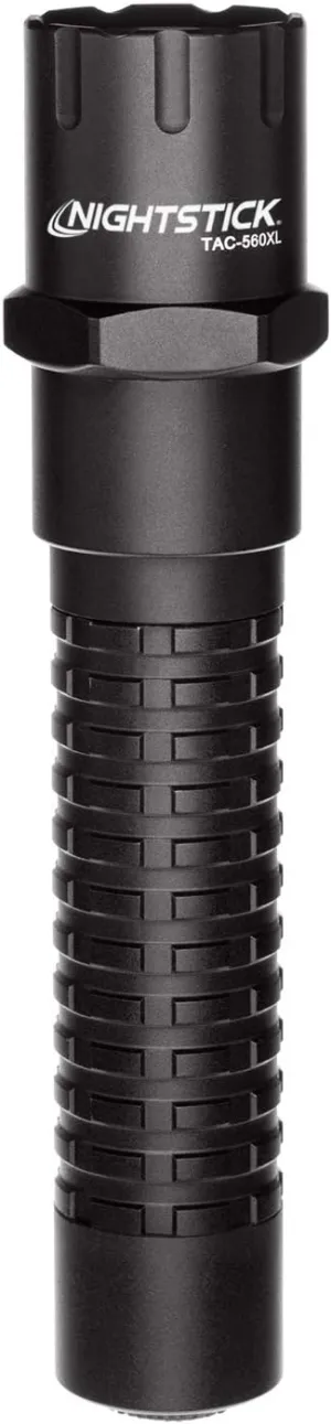 Nightstick TAC-560XL Xtreme Lumens Metal Multi-Function Tactical Flashlight-Rechargeable, 6.25-Inch, Black
