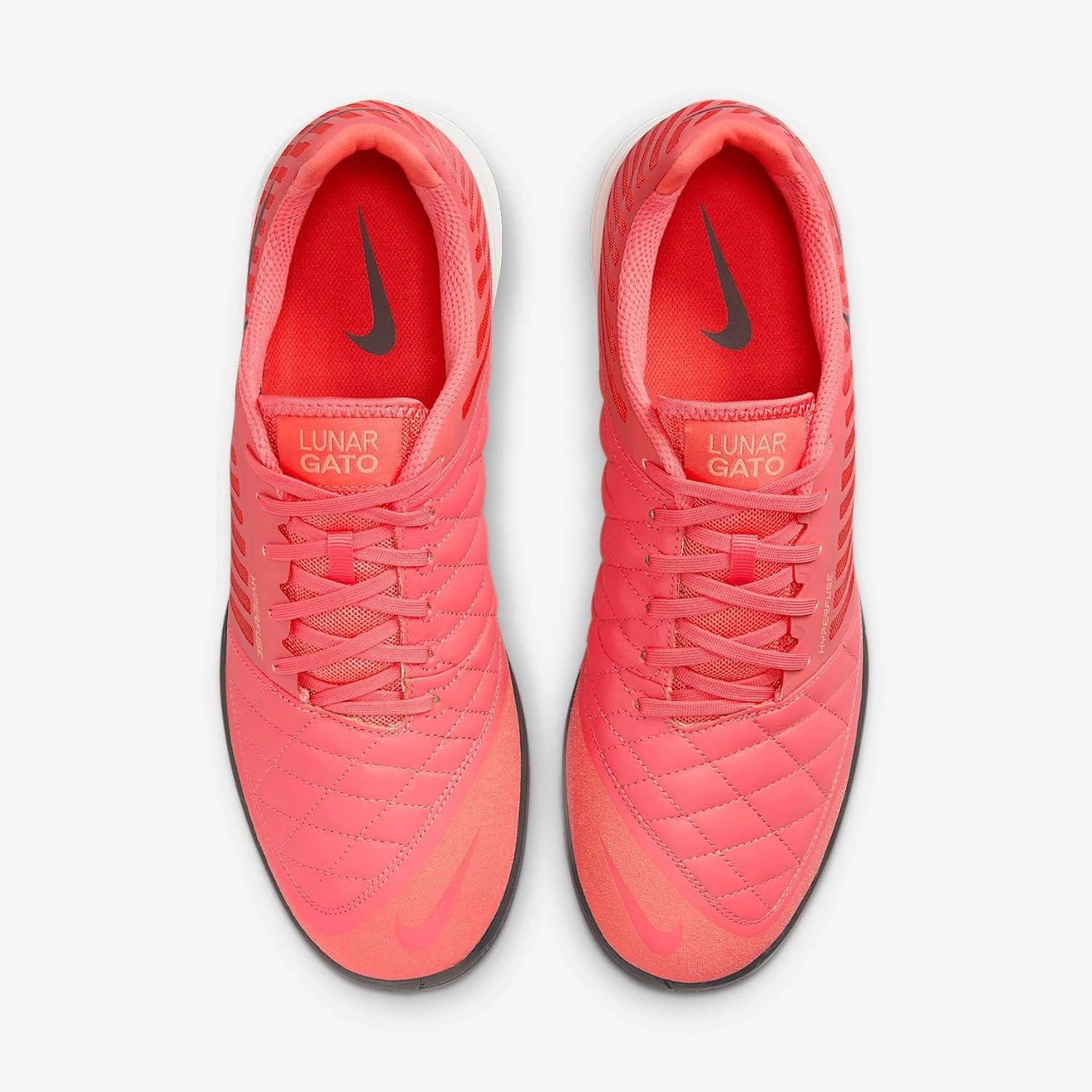 Nike Lunargato II Indoor/Court Low-Top Soccer Shoes (580456-802, Apricot Agate/Anthracite)