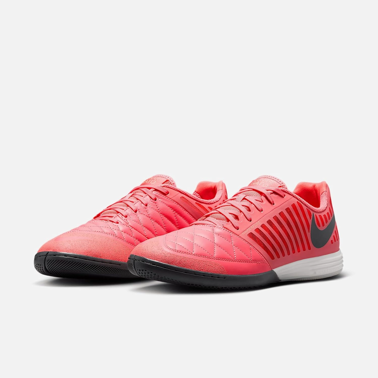 Nike Lunargato II Indoor/Court Low-Top Soccer Shoes (580456-802, Apricot Agate/Anthracite)