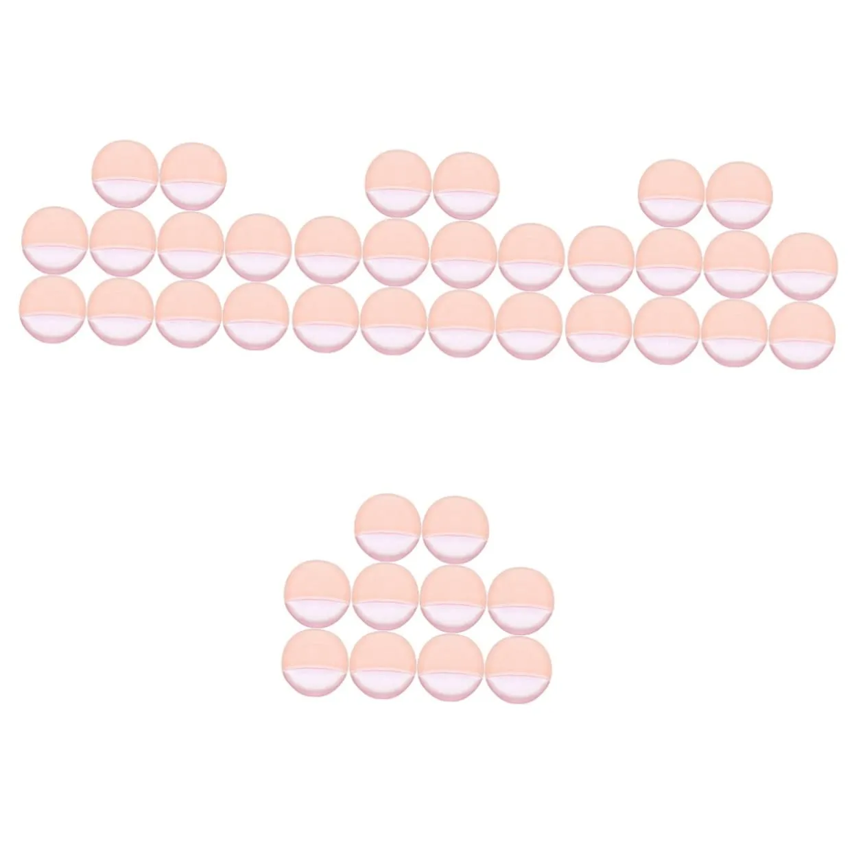 NOLITOY 40pcs Soft Makeup Puff Comfortable Cosmetic Applicators for Powder Makeup Powder Pads for Even Application for Face Body Use for Women