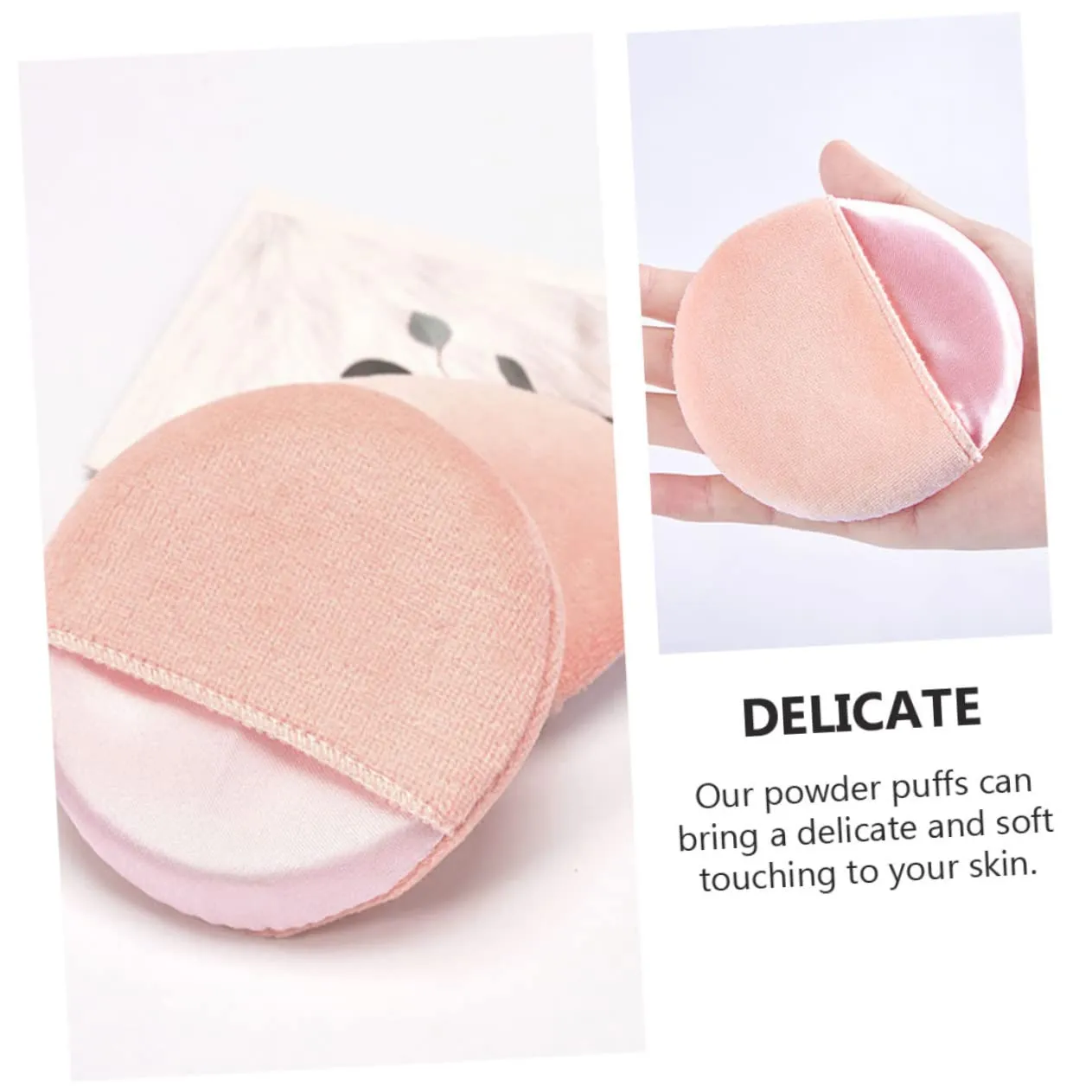NOLITOY 40pcs Soft Makeup Puff Comfortable Cosmetic Applicators for Powder Makeup Powder Pads for Even Application for Face Body Use for Women