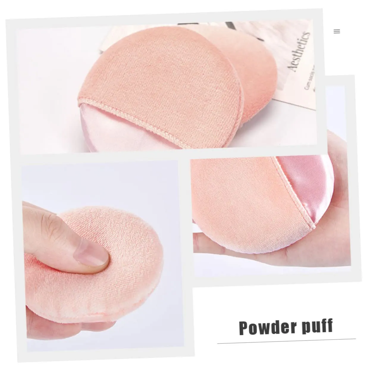 NOLITOY 40pcs Soft Makeup Puff Comfortable Cosmetic Applicators for Powder Makeup Powder Pads for Even Application for Face Body Use for Women