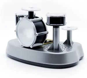 NSVJVY Kids Drum Set Imports Electronic Mini Finger Drum Desktop Novelty Set with Sounds and Lights,Finger Touch Drum, Novel Desktop Drum Kit (Size:A)