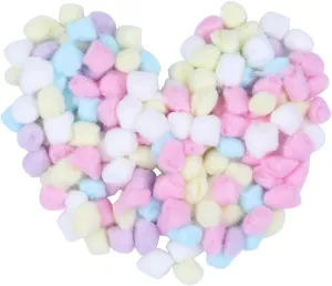PartyKindom 1 Cotton Balls for Makeup Pack Soft Absorbent Face Cotton Balls for Beauty Salon and Home Use Resealable Bag for Easy Storage Safe for All Skin