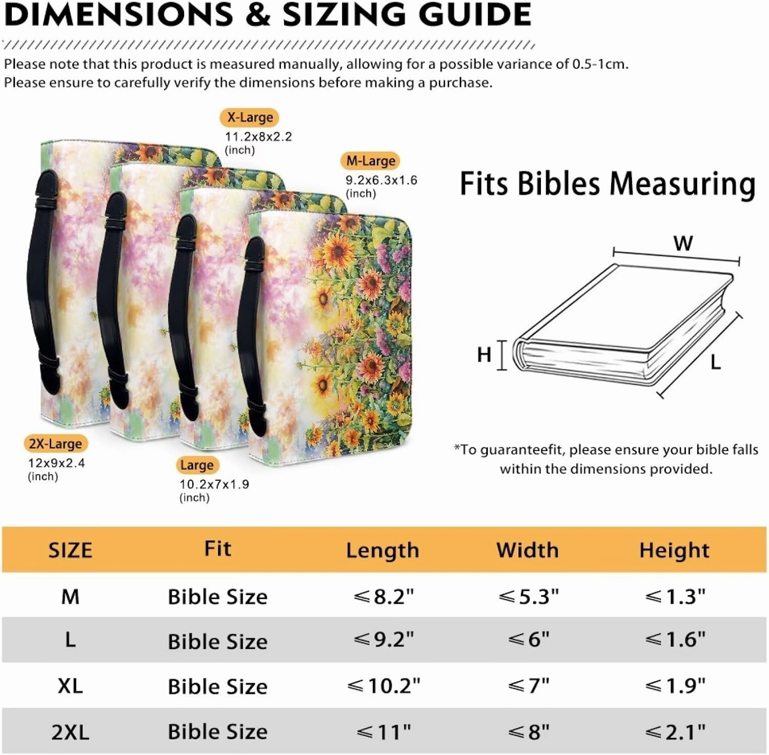Personalized Bible Covers Bible Covers for Women Men with Pockets Extra Large Bible Case