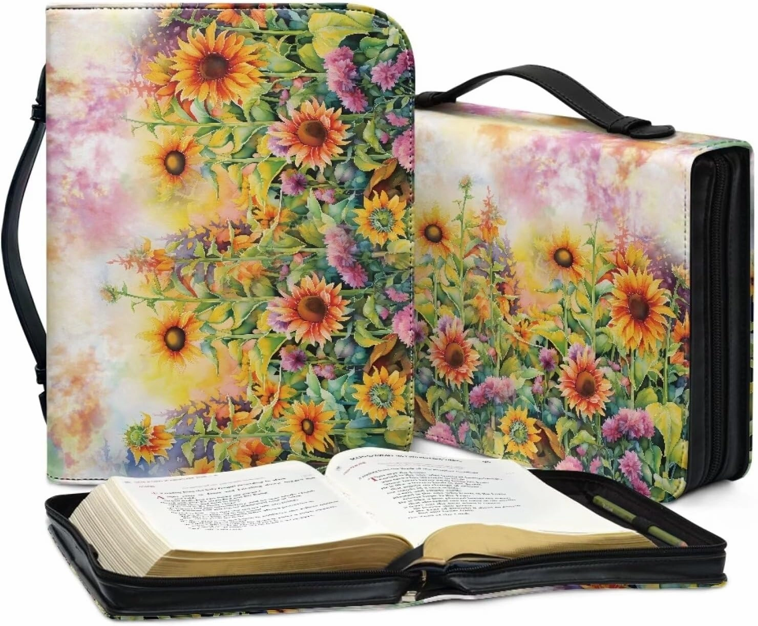 Personalized Bible Covers Bible Covers for Women Men with Pockets Extra Large Bible Case