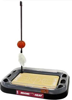 Pets First Miami Heat Basketball Cat Scratcher Toy