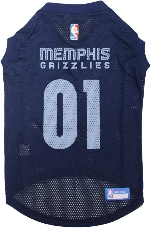 Pets First NBA MEMPHIS GRIZZLIES DOG Jersey, Large - Tank Top Basketball Pet Jersey