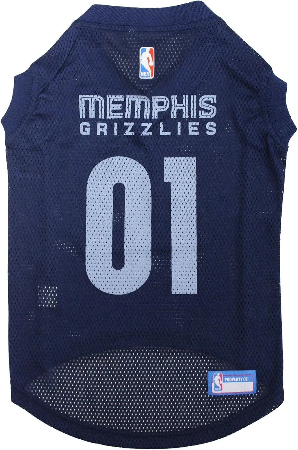 Pets First NBA MEMPHIS GRIZZLIES DOG Jersey, Large - Tank Top Basketball Pet Jersey