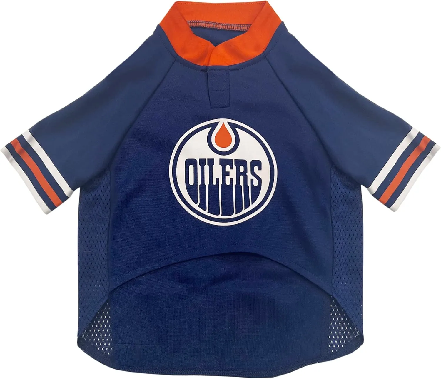 Pets First NHL Edmonton Oilers Jersey for Dogs & Cats, Small. - Let Your Pet Be A Real NHL Fan!