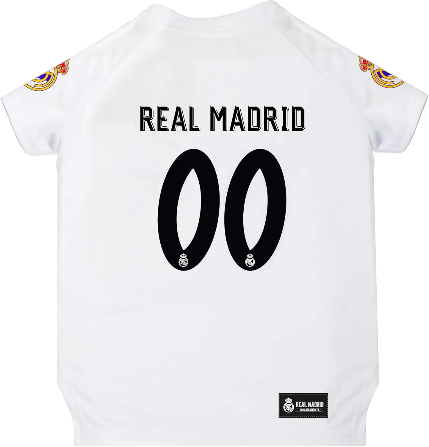 Pets First Real Madrid Jersey for DOGS & CATS Football Fan Jerseys, Bright Team colors, SIZE: X-Large