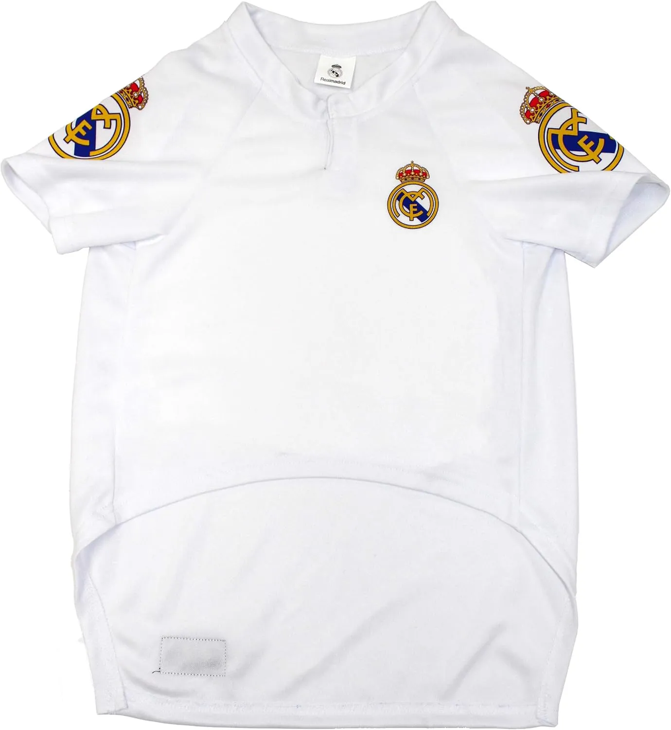 Pets First Real Madrid Jersey for DOGS & CATS Football Fan Jerseys, Bright Team colors, SIZE: X-Large