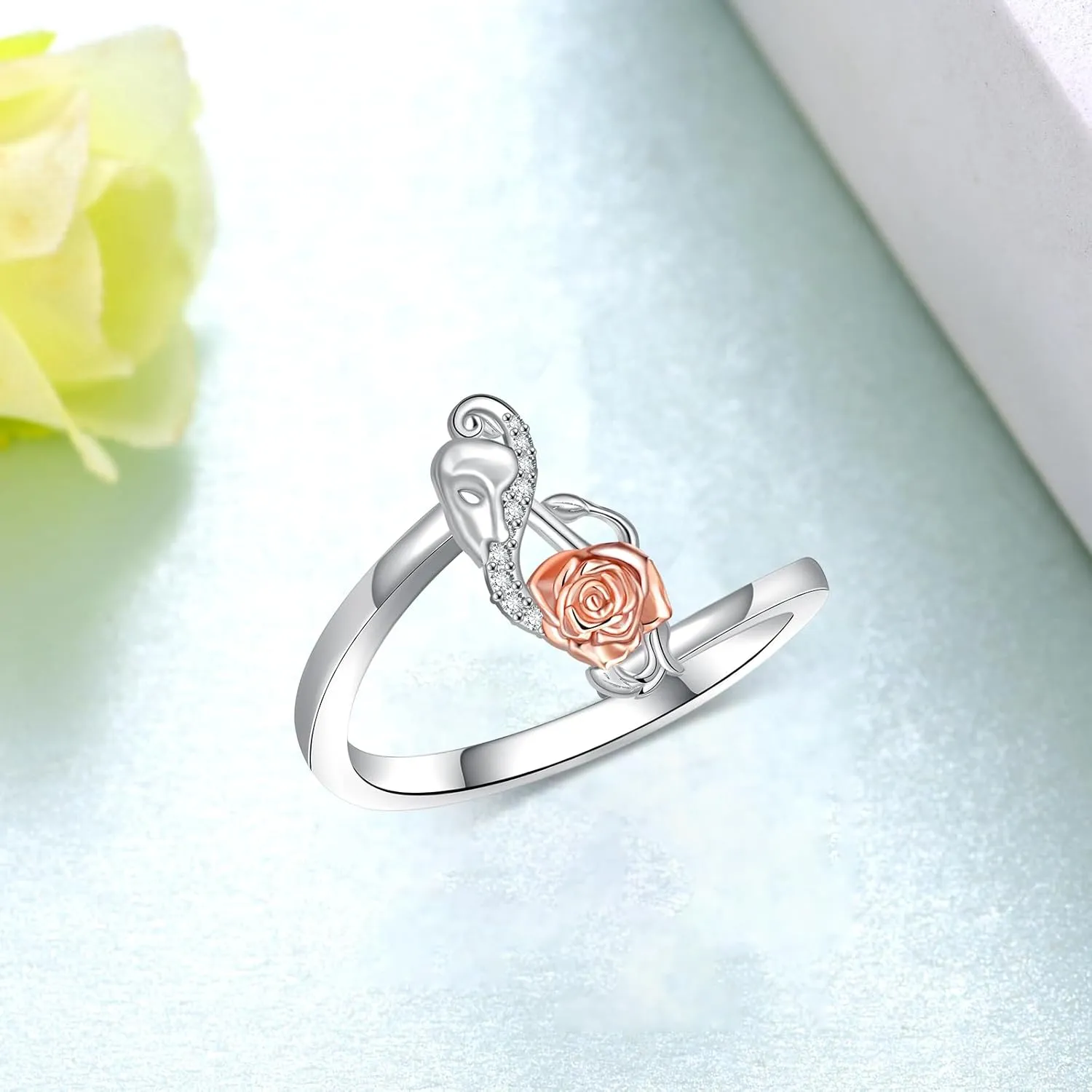 Phantom of the Opera Ring 925 Sterling Silver Phantom of the Opera Gifts Broadway Theatre Gifts for Women Men