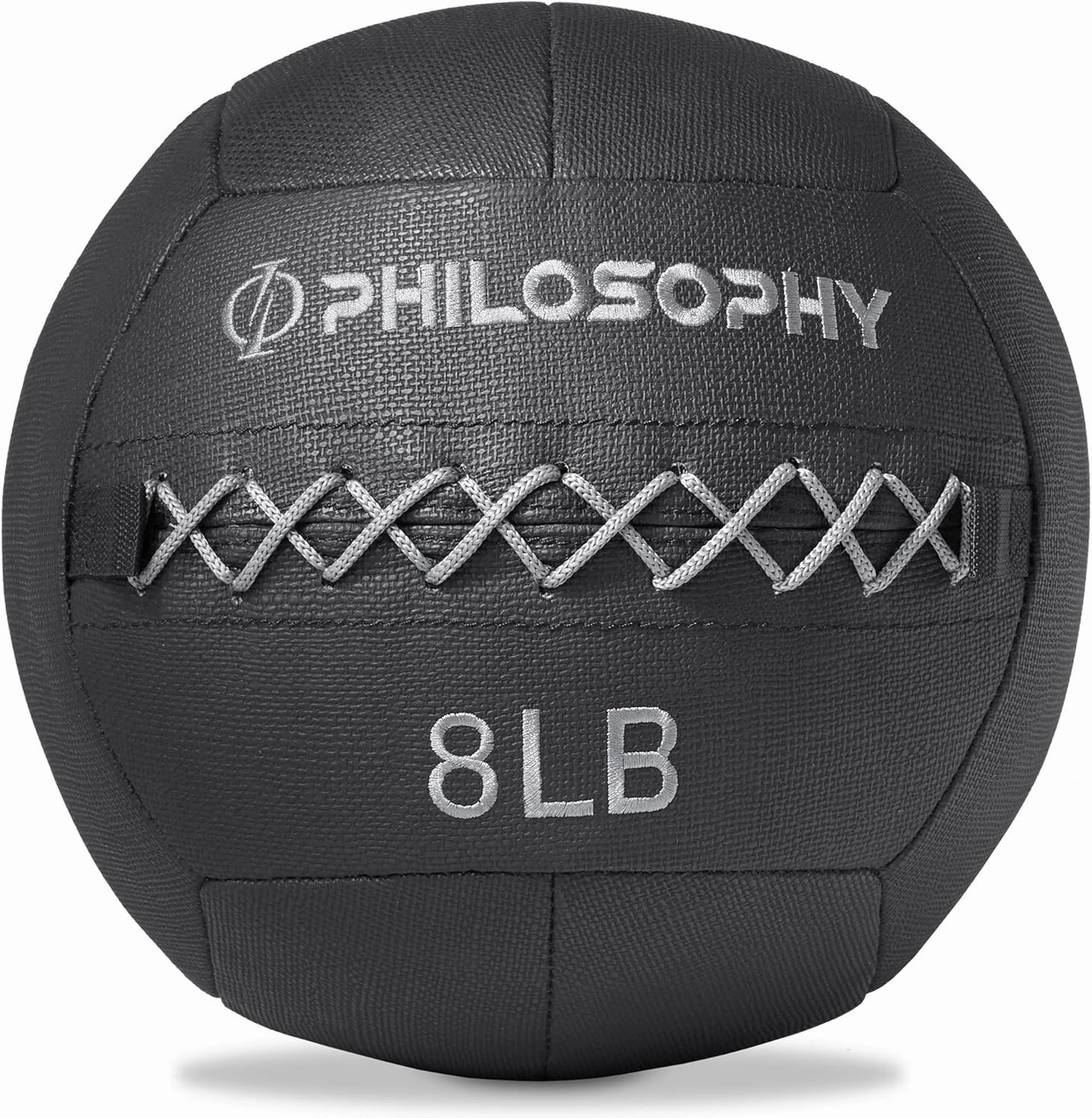 Philosophy Gym Wall Ball - Soft Shell Weighted Medicine Ball with Non-Slip Grip