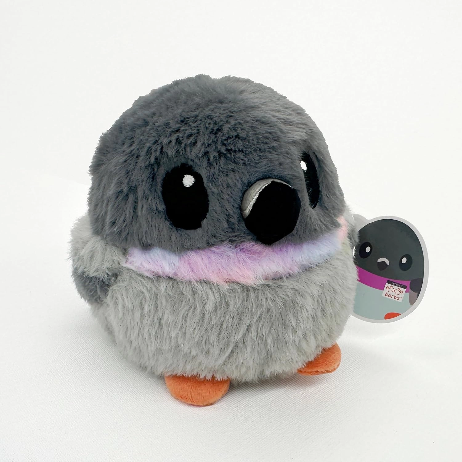 Pigeon Bird Plush with Weighted Fidget Beads. Stress Ball Rock Dove