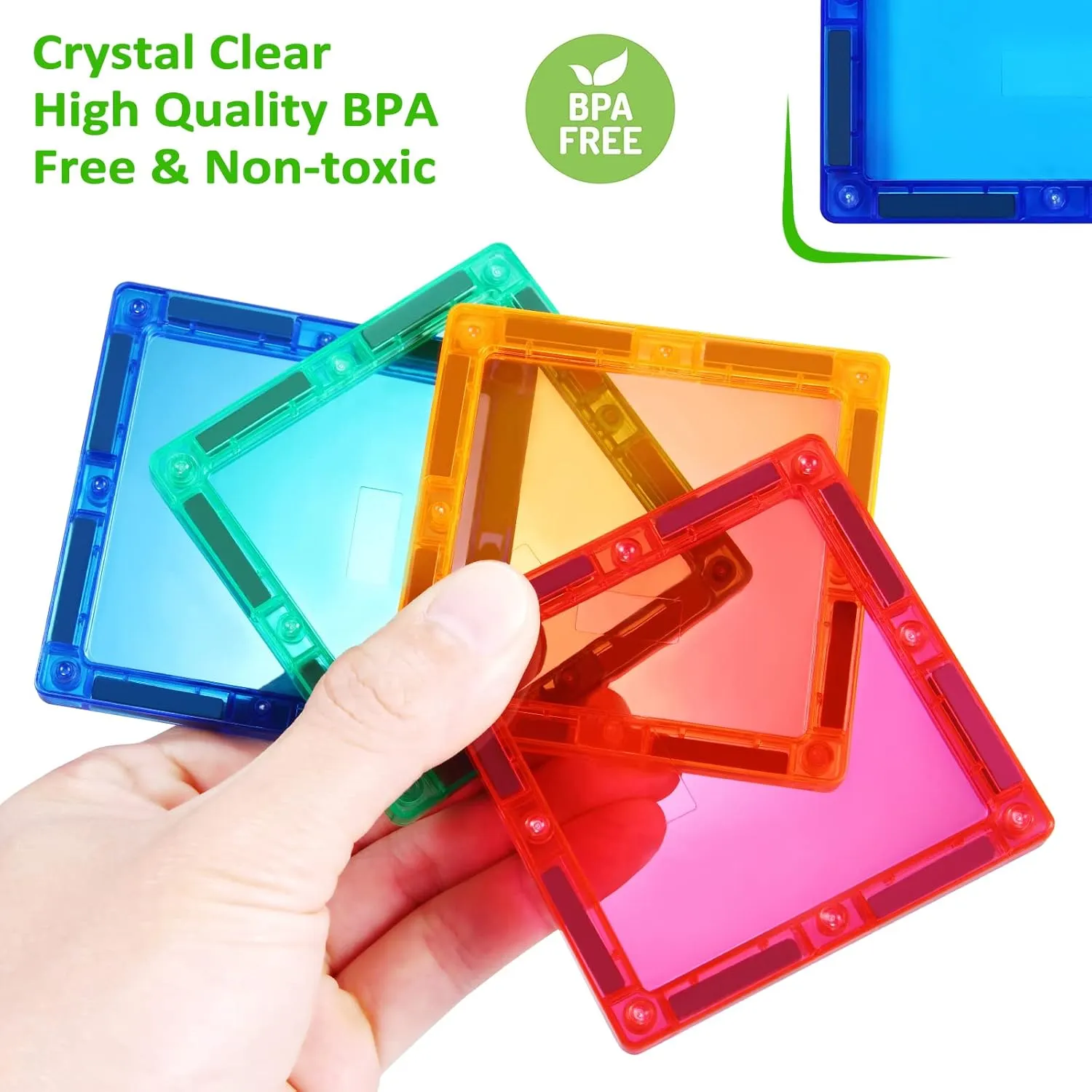 PLUMIA Magnetic Tiles STEM Educational Toys Magnets for Kids 3D Magnetic Blocks for s Creativity Gifts Toys for 3 4 5 6 Year Old Boys and Girls