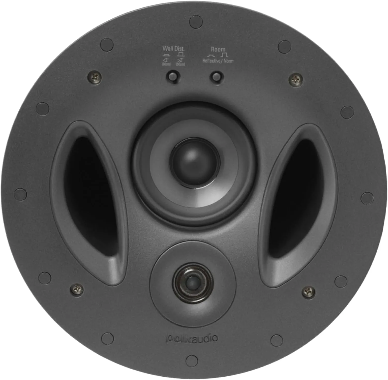 Polk Audio Polk Vanishing Series 900-LS in-Ceiling 3-Way Loudspeaker, 3.25" Dynamic Balance Driver, 6" x 9" Cassini-Oval Woofer & 0.75" Tweeter, Dual-Port Bandpass Enclosure, Rotating Cam System