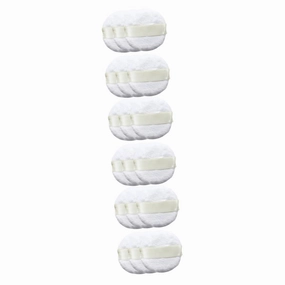 POPETPOP 30pcs Ultra Short Plush Makeup Sponge Applicator Soft Cosmetic Puff for Foundation Blush and Highlighter for Women and Girls White Color