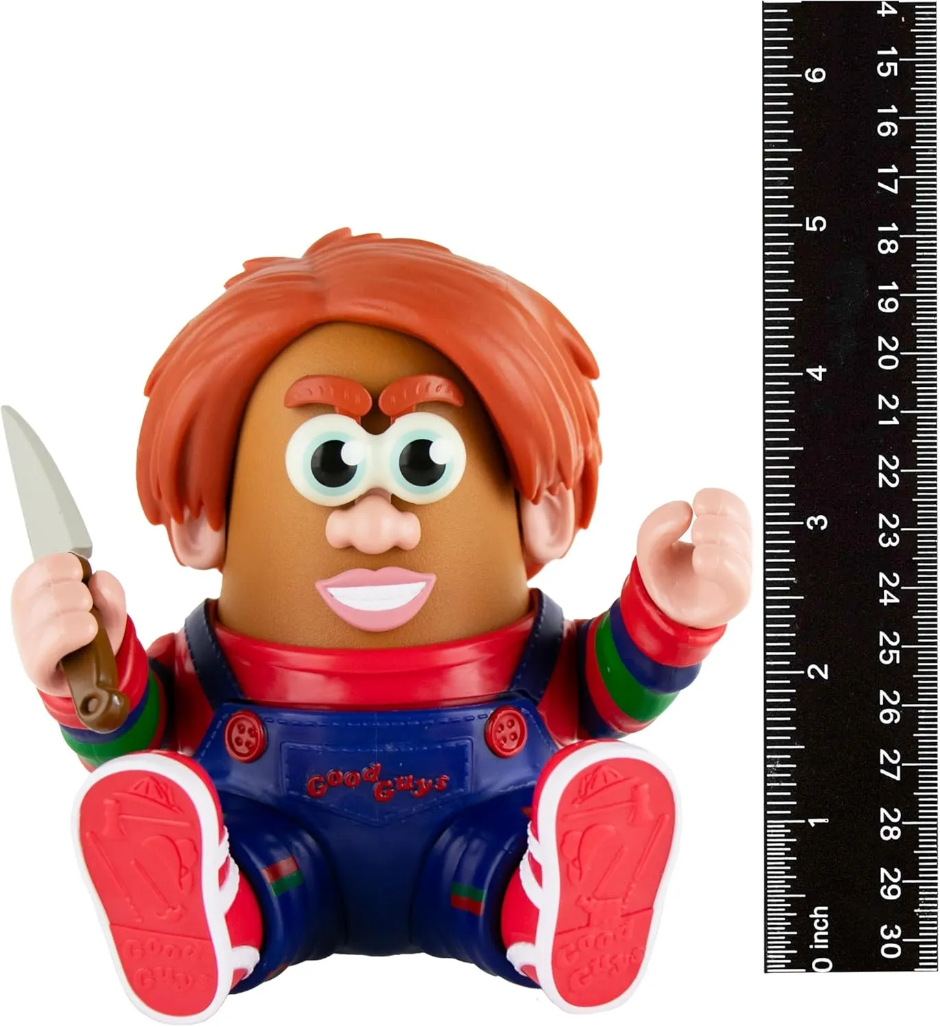 Poptaters Chucky 4" Collectable Toy Figure with 14 Interchangeable Pieces & Surprise Part - Toys for Kids & Adults - Horror Fans - Ages 8 