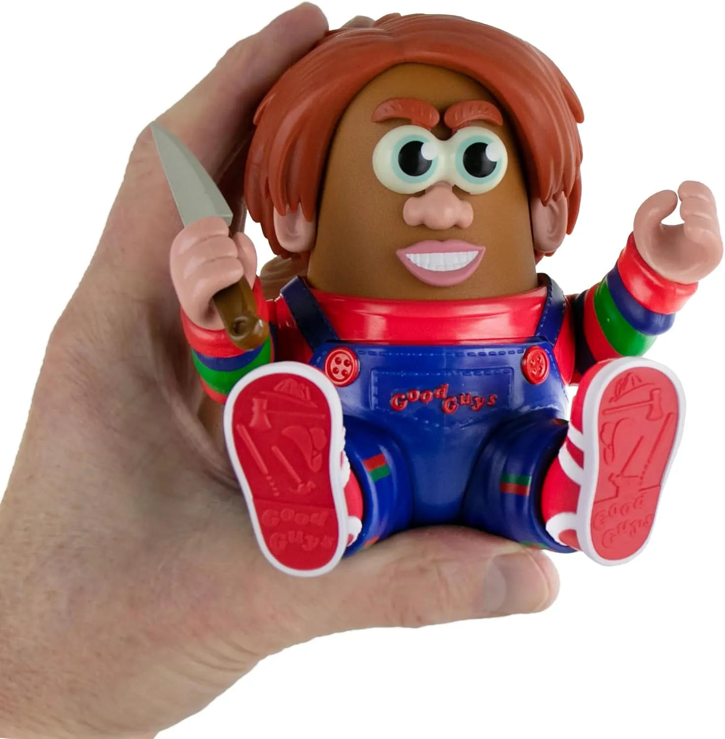 Poptaters Chucky 4" Collectable Toy Figure with 14 Interchangeable Pieces & Surprise Part - Toys for Kids & Adults - Horror Fans - Ages 8 
