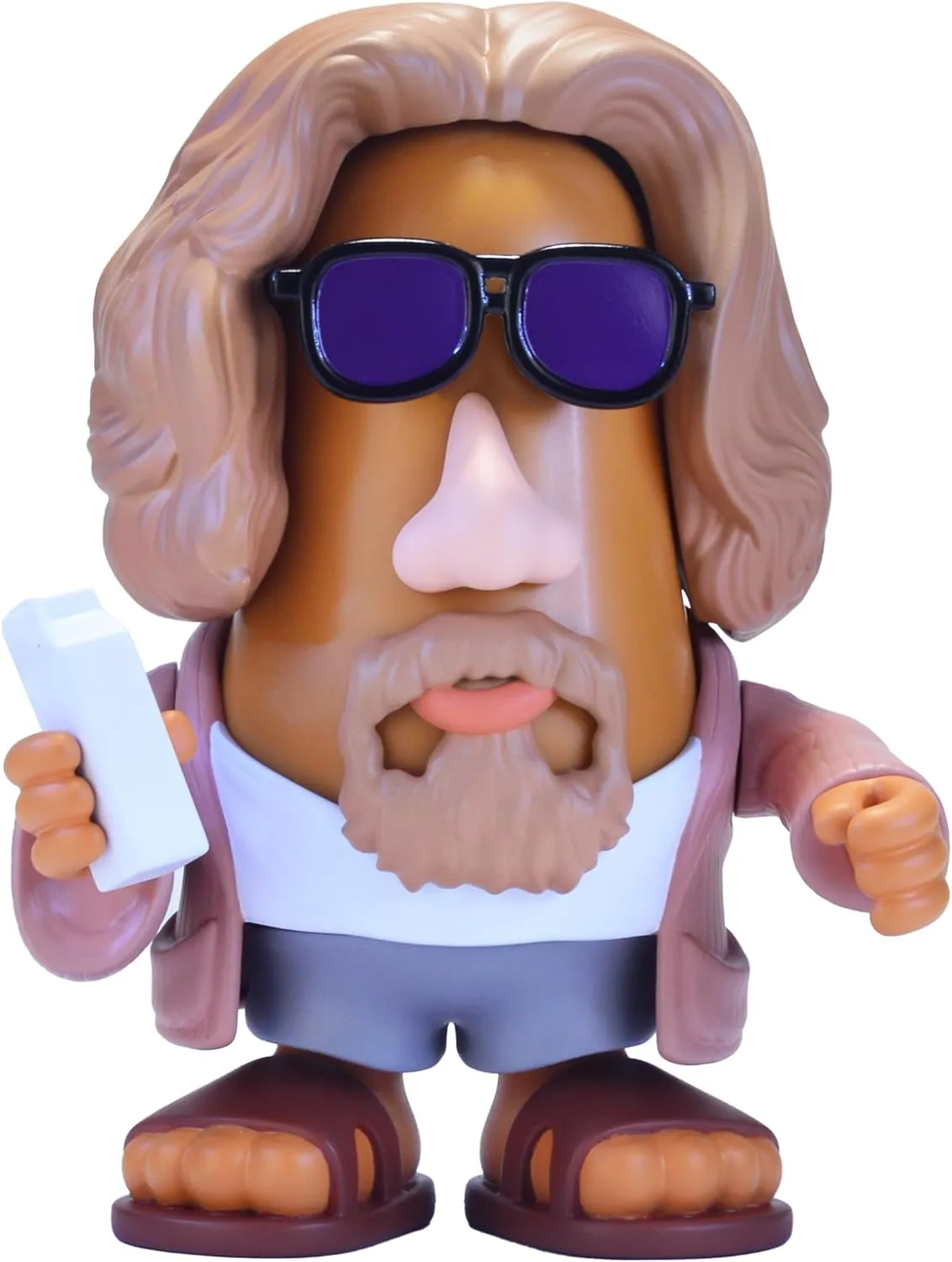 Poptaters The Big Lebowski, The Dude 4" Collectible Toy Figure - with 12 Interchangeable Pieces & Surprise Part - Toys for Kids & Adults - Ages 8 