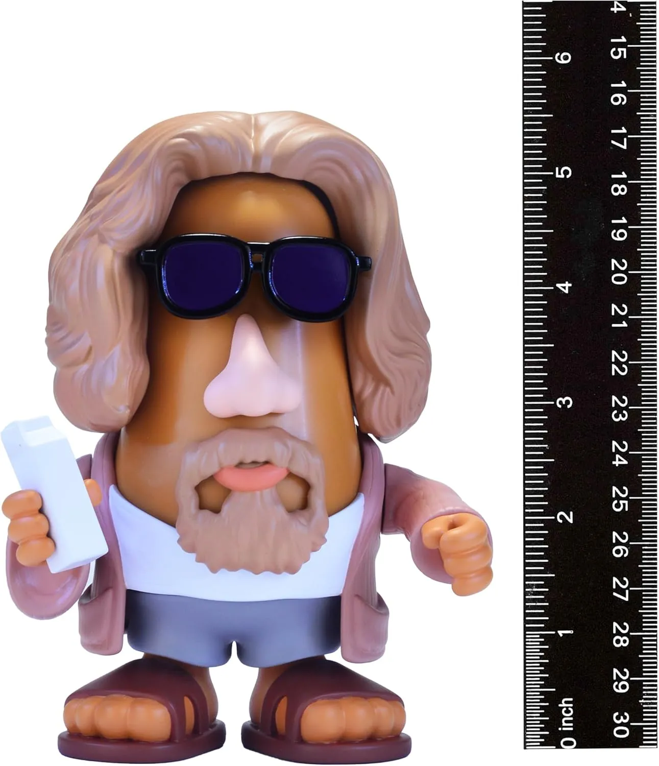 Poptaters The Big Lebowski, The Dude 4" Collectible Toy Figure - with 12 Interchangeable Pieces & Surprise Part - Toys for Kids & Adults - Ages 8 