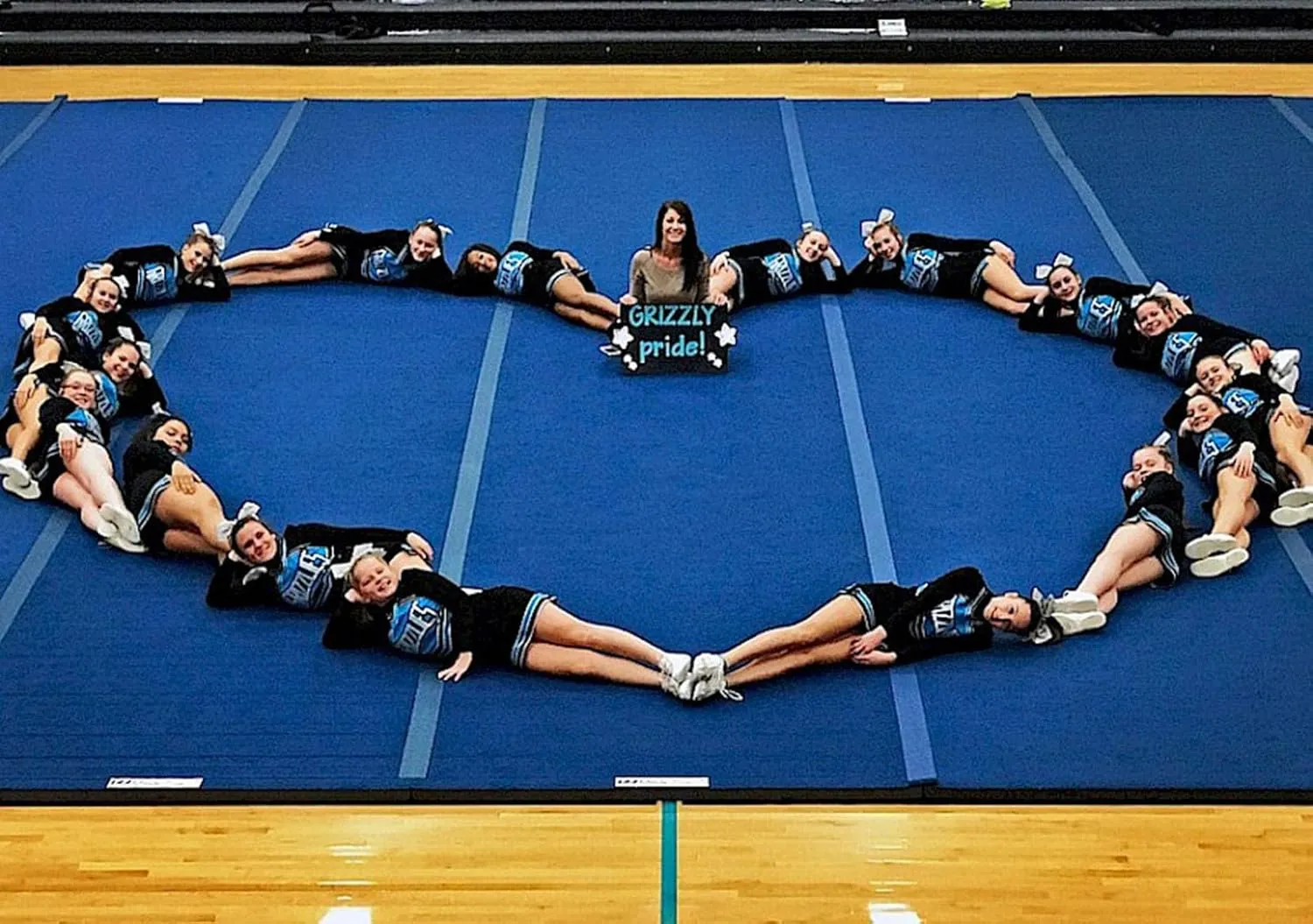 Premium Indoor Gymnastics Track Exercise Mat with Grippy Gym Carpet Top - Sturdy Foam Wrestling Mat for MMA, Cheerleading, and Fitness - Roll Out Design for Easy Setup