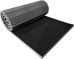 Premium Indoor Gymnastics Track Exercise Mat with Grippy Gym Carpet Top - Sturdy Foam Wrestling Mat for MMA, Cheerleading, and Fitness - Roll Out Design for Easy Setup