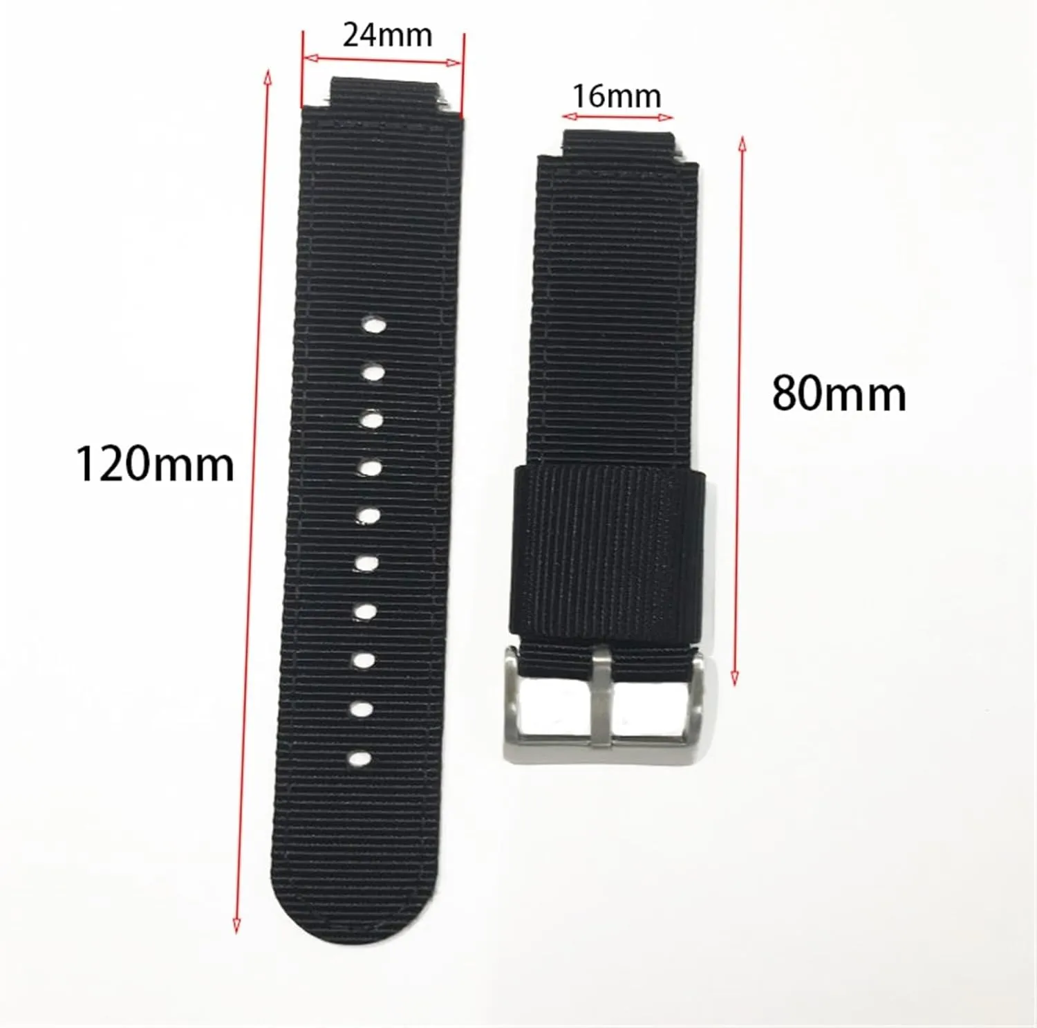 Quick Release Nylon Canvas Watch Strap 16mm18mm Man and Woman Unisex for Smart Watches Quartz Watches