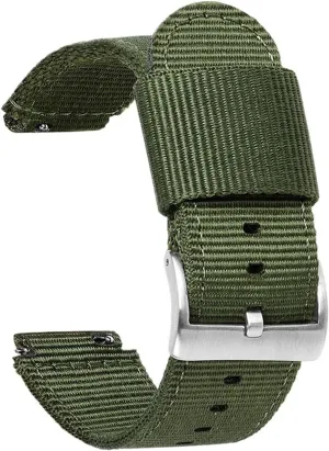 Quick Release Nylon Canvas Watch Strap 16mm18mm Man and Woman Unisex for Smart Watches Quartz Watches