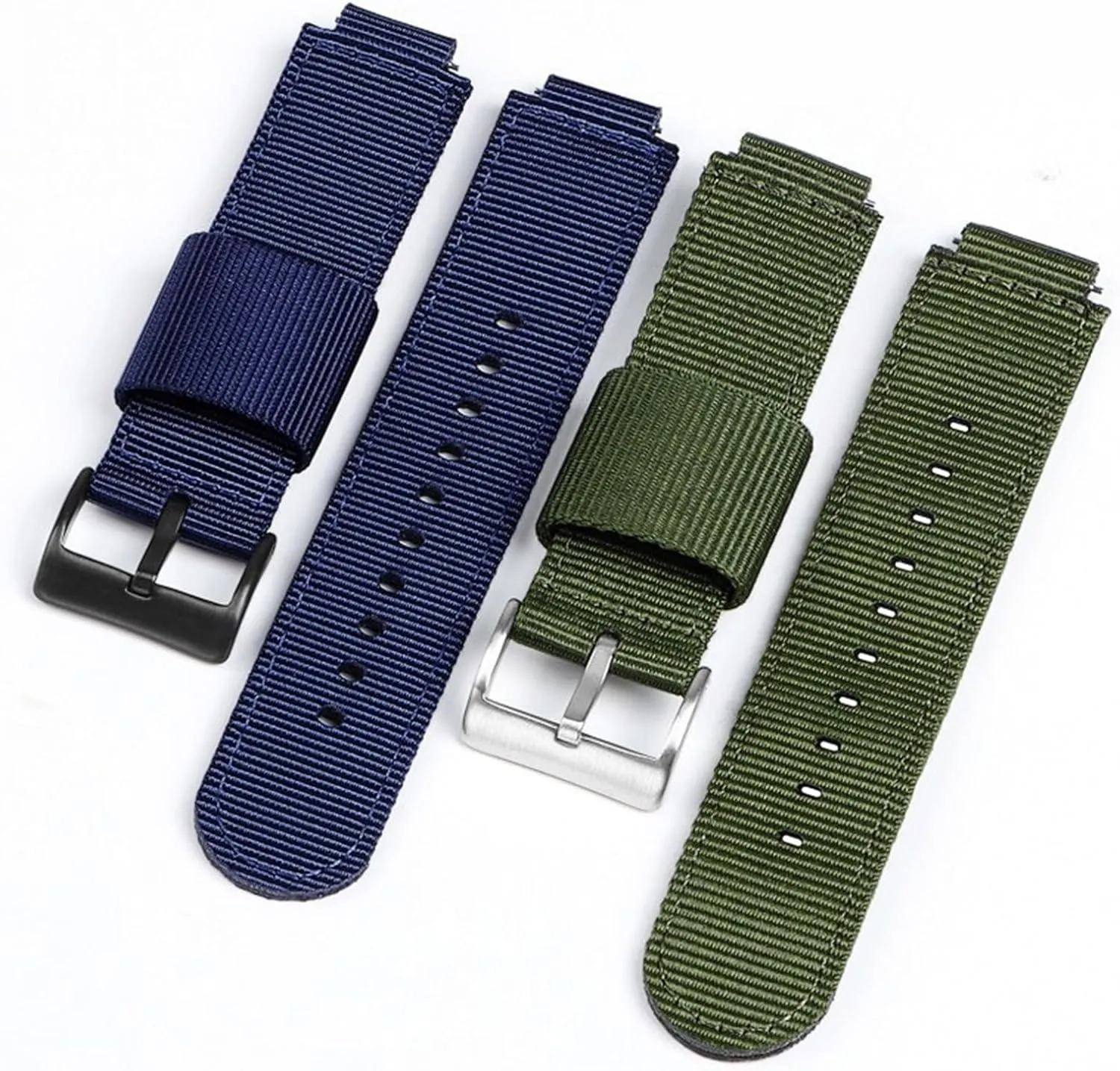 Quick Release Nylon Canvas Watch Strap 16mm18mm Man and Woman Unisex for Smart Watches Quartz Watches