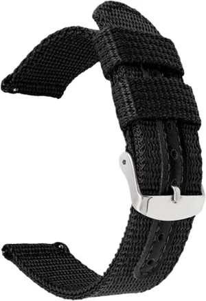 Quick Release Nylon Watch Strap 18-24mm Unisex Canvas Bracelet Smart Watch Replacement Wristband Strap