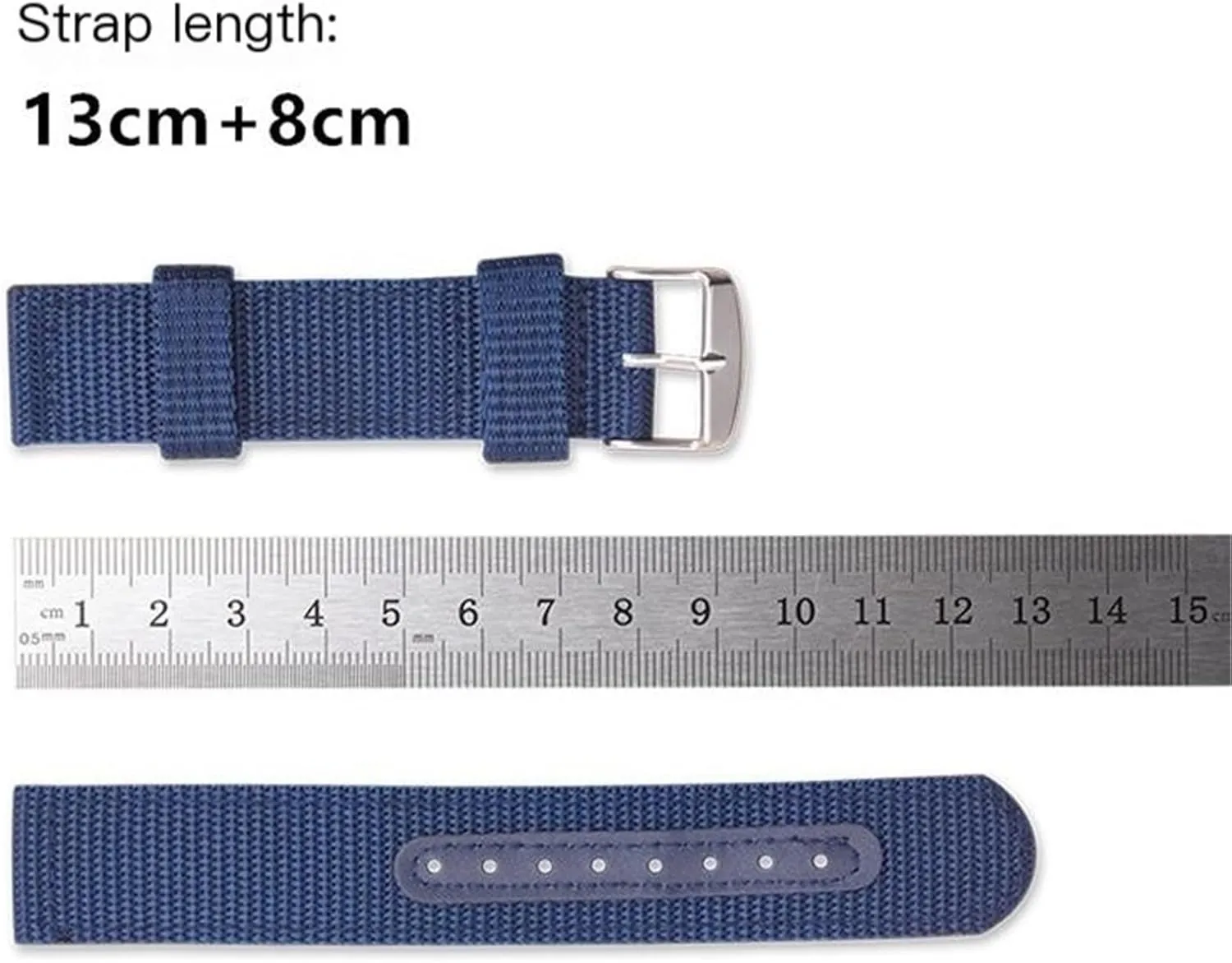 Quick Release Nylon Watch Strap 18-24mm Unisex Canvas Bracelet Smart Watch Replacement Wristband Strap