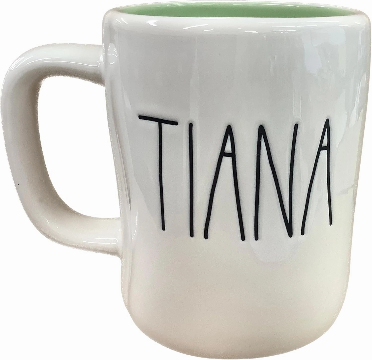 Rae Dunn x Princess Tiana Coffee Mug, Tiana Green Gown - TIANA