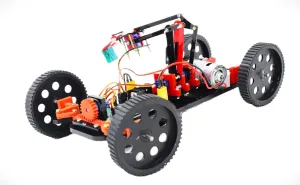 RC Car Kit with Robotic Arm, Spacerover, Educational DIY STEM Kit, 160  Parts, Learn Robotics, Coding & Mechanical Design, Interactive Block Microprocessor Coding