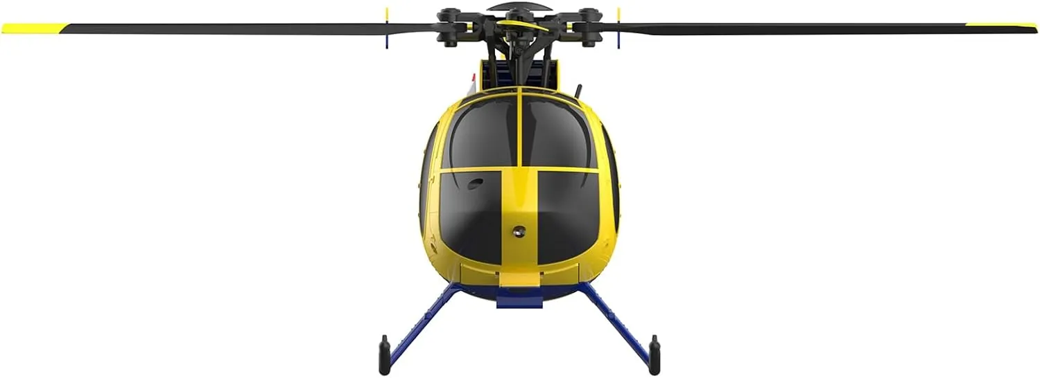 RC ERA C184 MD500 RC Helicopter for Adult, 2.4G 4CH 6-Axis No Aileron Remote Control Helicopter, Ultra-Stable Flight RC Aircraft with Optical Sensor & Upgraded Transmitter - 1 Battery