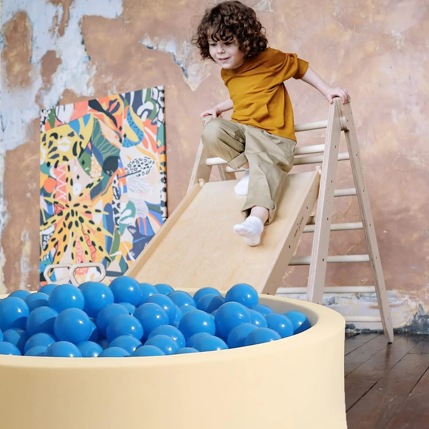 Realhaha Larger Plastic Balls for Ball Pit, Play Pin Balls for Toddlers Kid Ball Pits & Accessories for Bounce House,2.76 inches,50 pcs