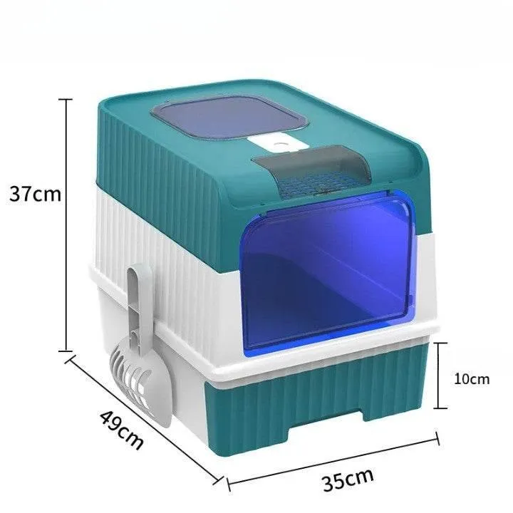 Rechargeable Cat Litter Box - Ultimate Odor Control Solution