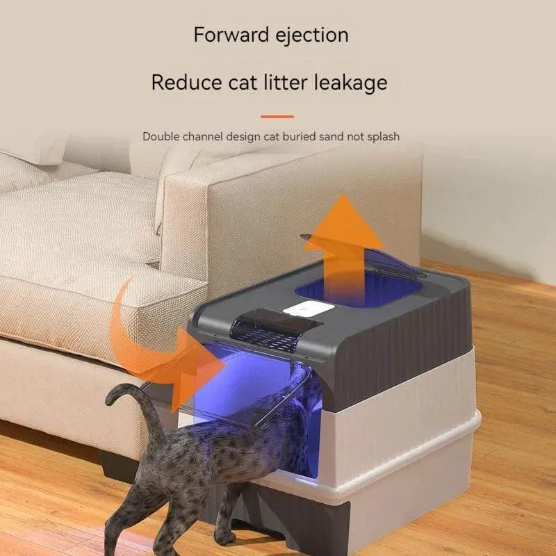 Rechargeable Cat Litter Box - Ultimate Odor Control Solution
