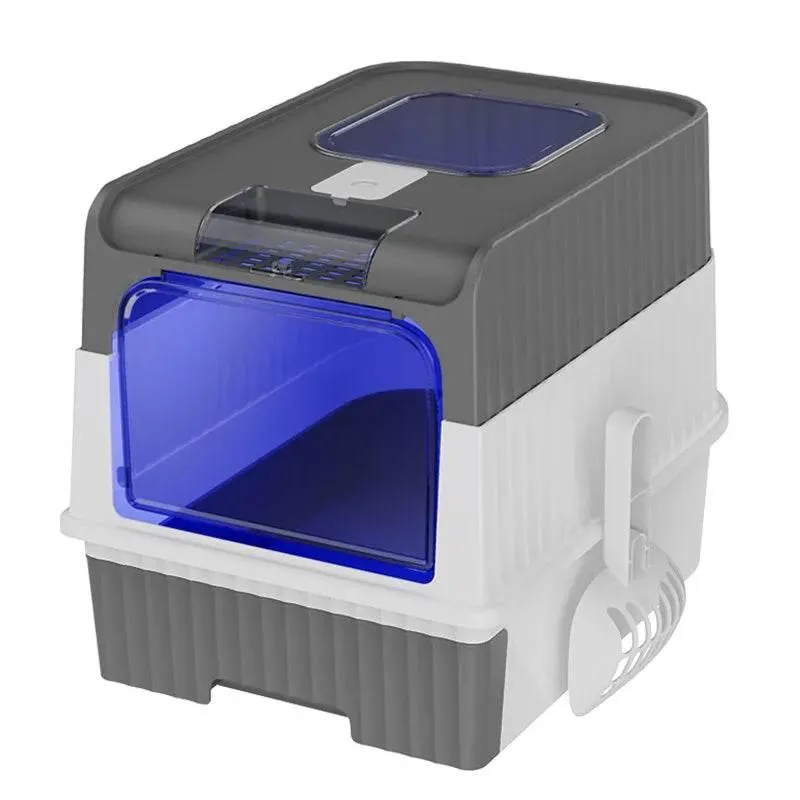 Rechargeable Cat Litter Box - Ultimate Odor Control Solution
