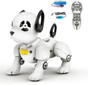 Remote Control Robot Dog Toys for Kids,Interactive Stunt Robot Dog That Acts Like a Real Dog,Robot Pet Follow Me Intelligent Singing and Dancing Walking Robotics Toy for Boys and Girls Birthday Gifts