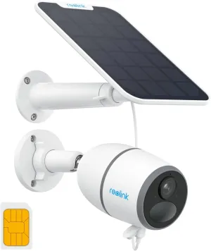 REOLINK 2K LTE Celluar Security Camera - 4G No WiFi, Rechargeable Battery, Wireless Solar Powered, 4MP Night Vision, 2-Way Talk, Smart Person/Vehicle Detection, Go Plus Solar Panel, Updated Version