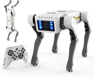 Robot Dog, AI Smart Pet, Will Dance and Kungfu, with APP/Remote Control, Support Action Programming, Ideal Gift for Kids 8-12