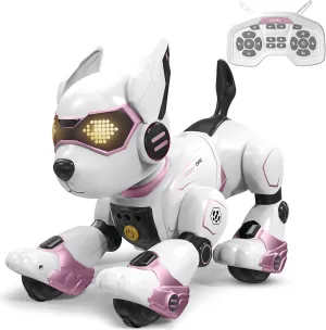 Robot Dog for Kids, Remote Control dog and Touch Voice Interactive dog, Programmable Dog Robot with lmitation Show, Sing Dance Electronic Pet, Smart Gesture Sensing Robot Puppy Gift for Boys Girls