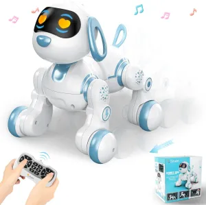 Robot Dog, Remote Control Dog Robot for Kids with Head Touch Sensing and Music Function, Programmable Interactive Funny Toy Gift for Kids Age 3-7