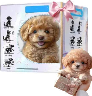 Robot Dog, Robot Puppy That Acts Like a Real Dog, Realistic Robotic AI Pet Dogs, My Realistic Nico Robots Puppy, Electronic Interactive Stuffed Dogs for Sitting, Barking, Walking and Running