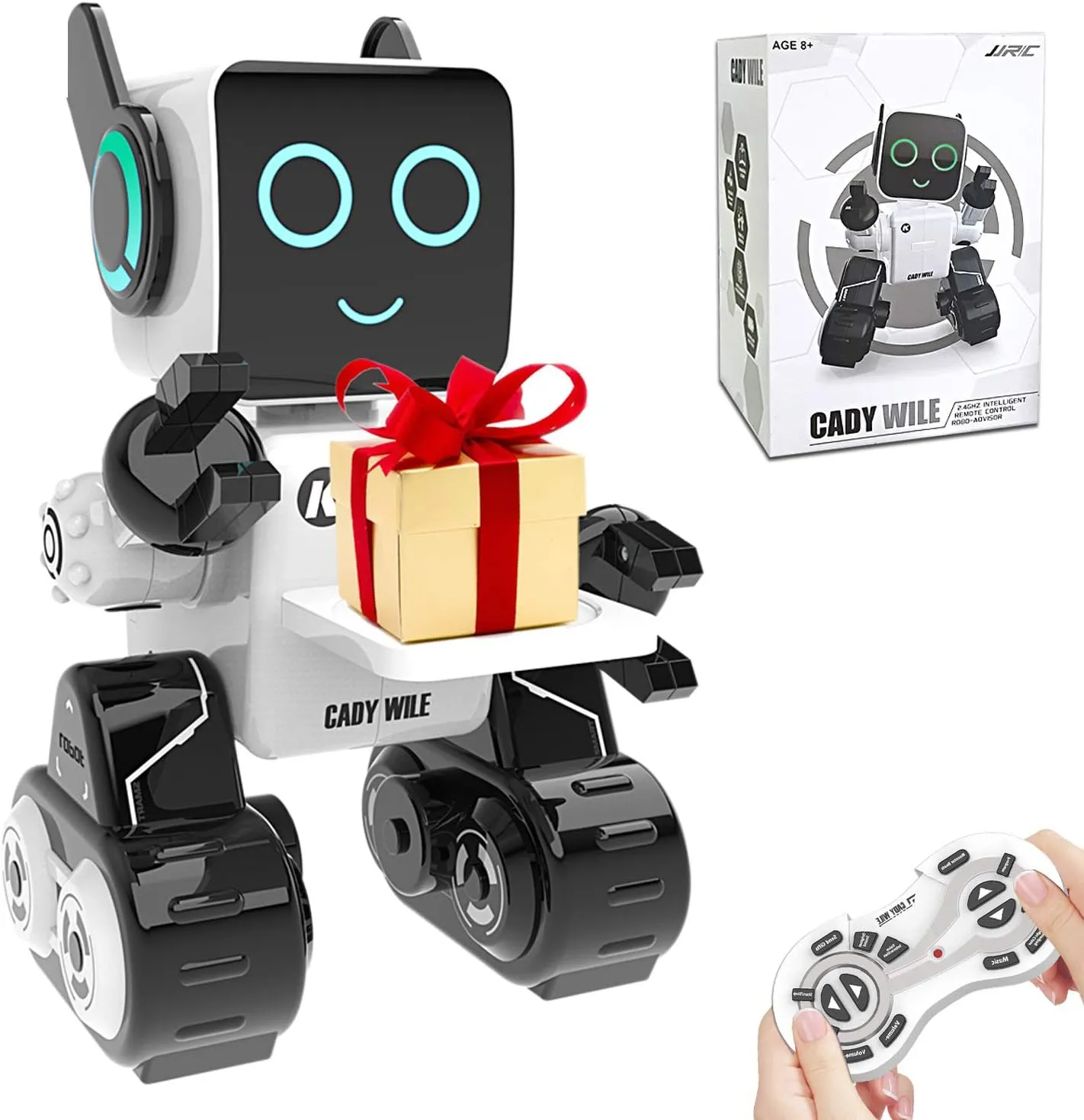 Robot Toys for Kids 5-7, Intelligent Interactive Remote Control Robot Toys with Built-in Piggy Bank Educational Robotic Kit Walks Sings and Dance for Boys and Girls Birthday Robot Toys for Kids 8-12