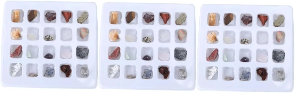 Rough Stone Specimens Geology Science Supply Kit for Boys and Girls Educational Teaching Aid Natural Crystals Minerals Creativity Cognitive Skills Tool