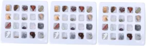 Rough Stone Specimens Geology Science Supply Kit for Boys and Girls Educational Teaching Aid Natural Crystals Minerals Creativity Cognitive Skills Tool